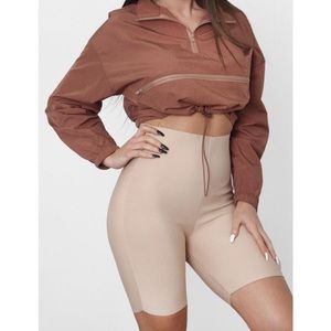 High Waist Bandage Biker Tights